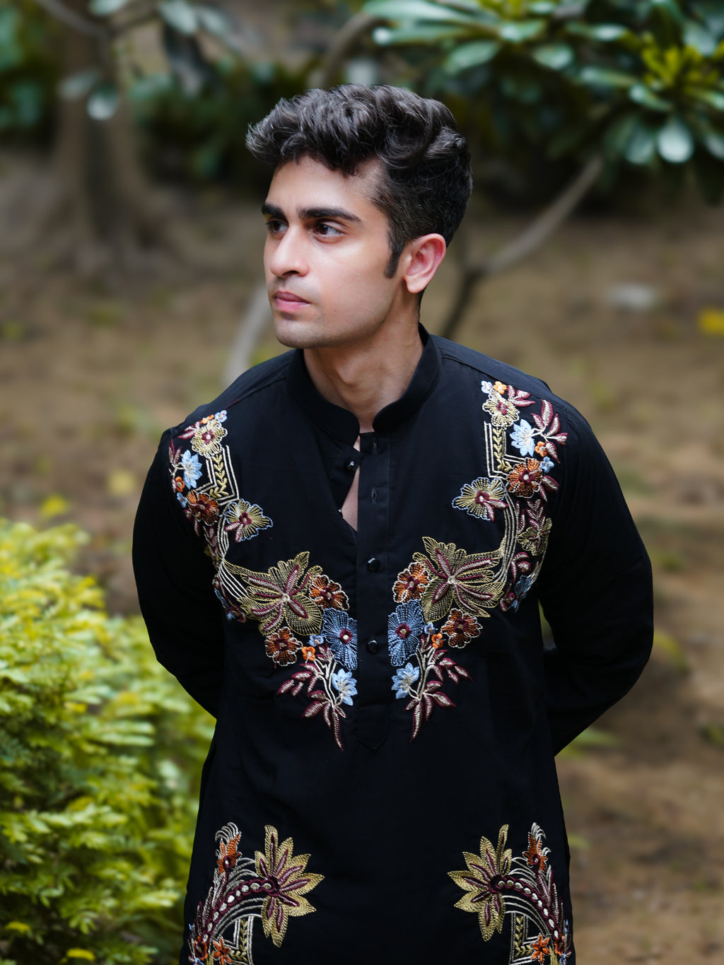 Zubair Floral Embroidered Kurta Set