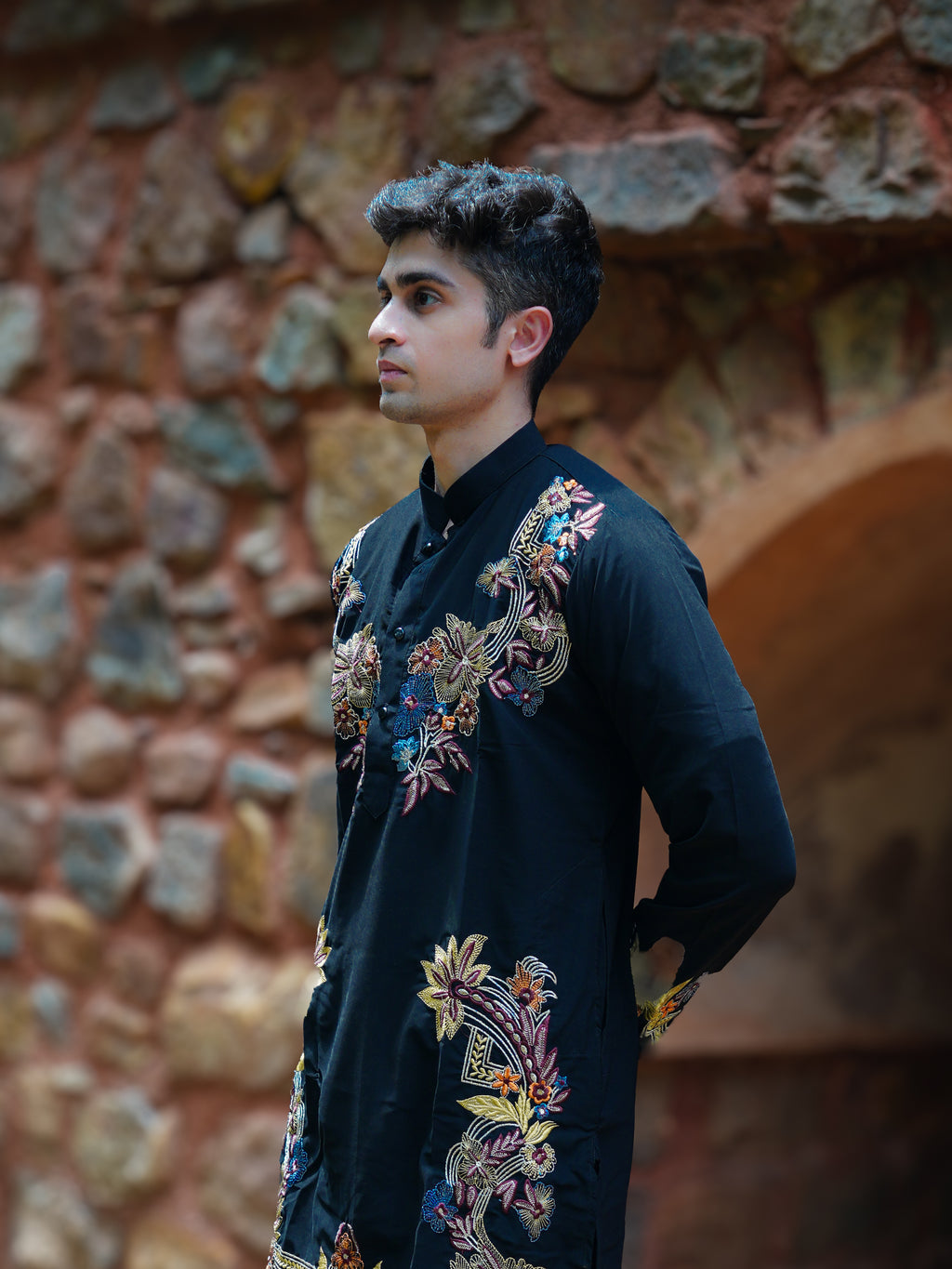 Zubair Floral Embroidered Kurta Set