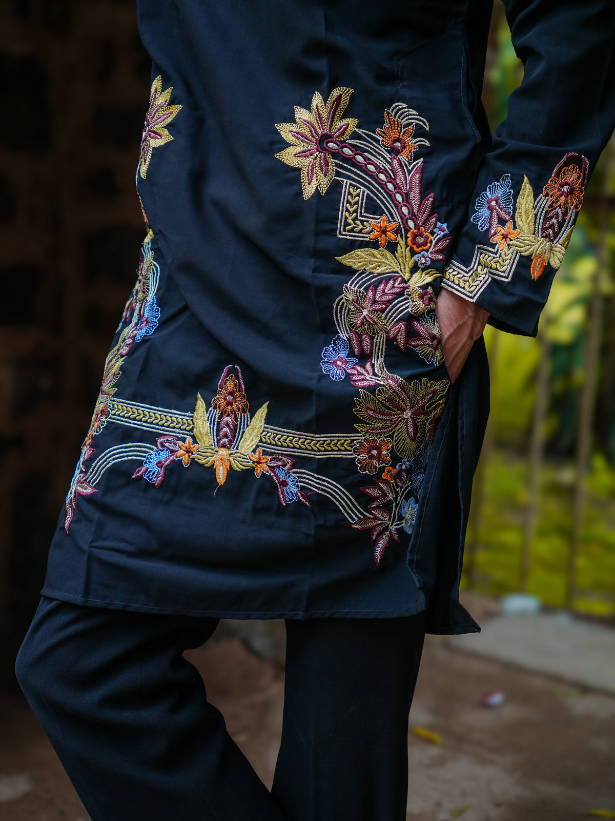Zubair Floral Embroidered Kurta Set